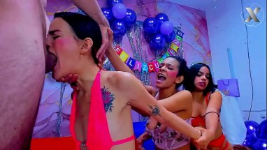 Rough throat fuck caravan of 4 hot latinas videos xxx